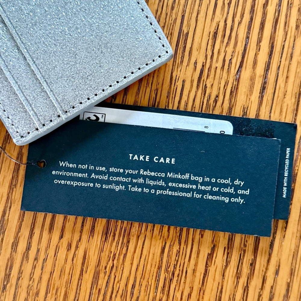 REBECCA MINKOFF Card Case - Silver Metallic - Picture 9 of 10